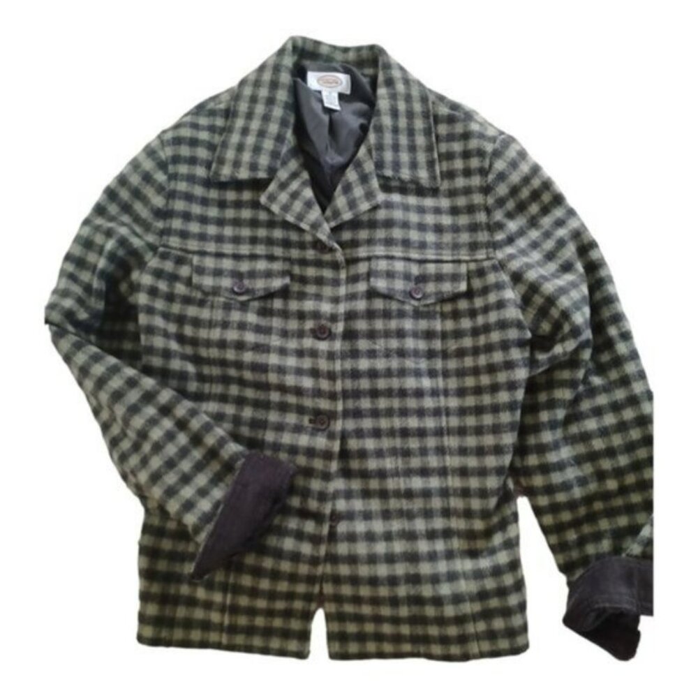 Talbots‎ wool shacket shirt jacket 12